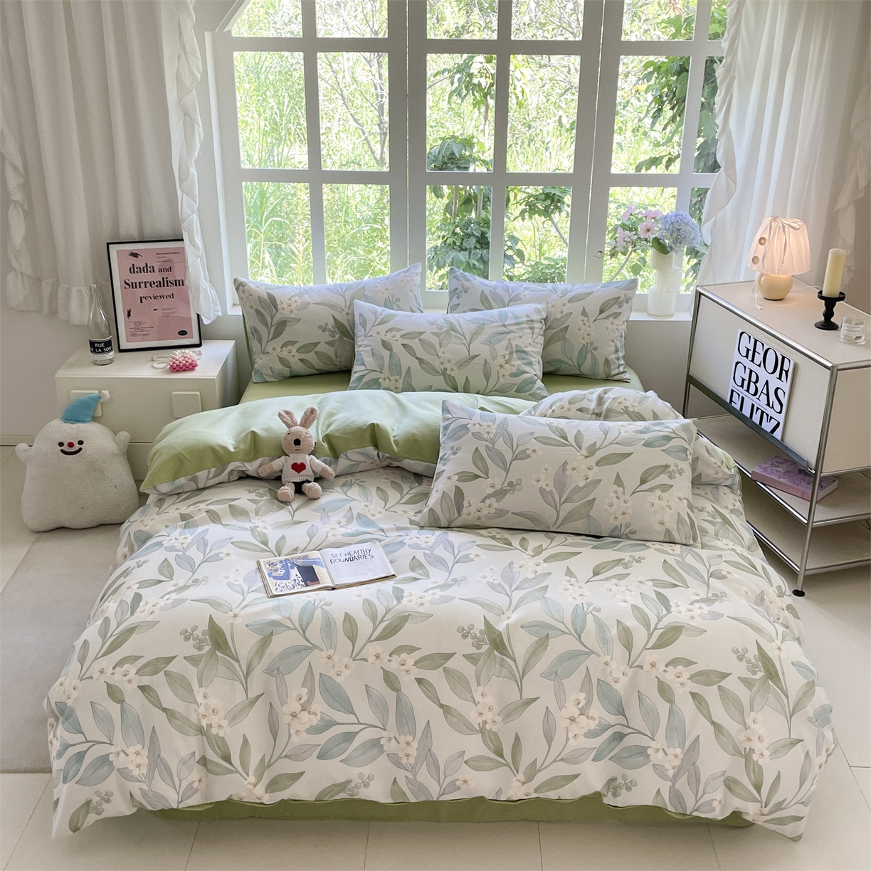 91家纺网 家纺一手货源 找家纺 （总）本制 2025秋冬新款全棉混纺磨毛印花四件套