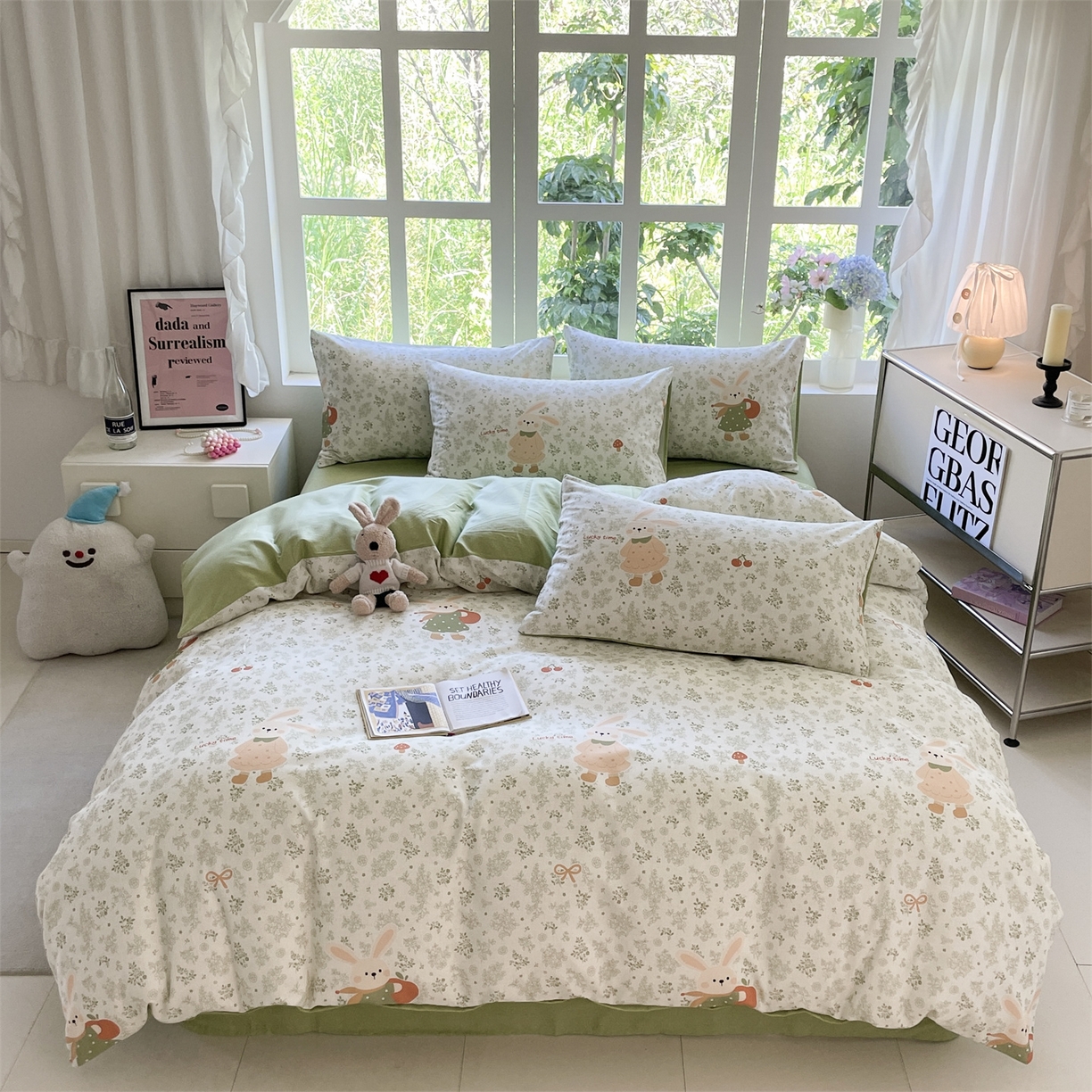 91家纺网 家纺一手货源 找家纺 （总）本制 2025秋冬新款全棉混纺磨毛印花四件套