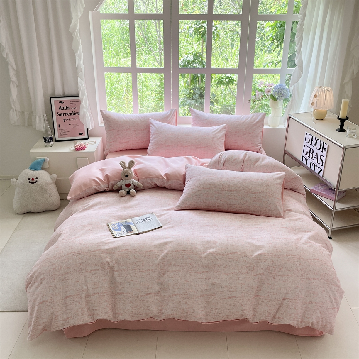 91家纺网 家纺一手货源 找家纺 （总）本制 2025秋冬新款全棉混纺磨毛印花四件套