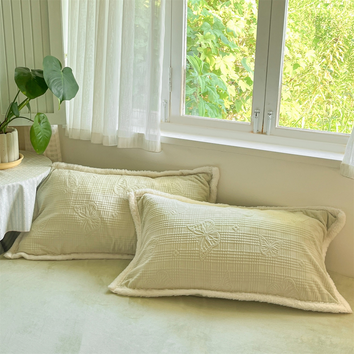 91家纺网 家纺一手货源 找家纺 （总）小久久（小九九） 2025新款A类高克重雕花牛奶绒四件套