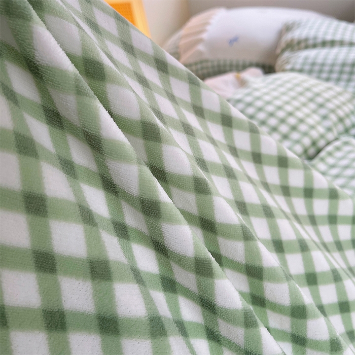 91家纺网 家纺一手货源 找家纺 炫拼家纺 2025新款亲肤舒适韩版高克重牛奶绒花边四件套-奶盐 奶盐-森漫