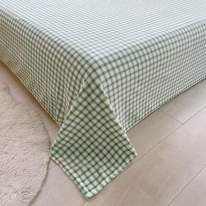 91家纺网 家纺一手货源 找家纺 炫拼家纺 2025新款亲肤舒适韩版高克重牛奶绒花边四件套-奶盐 奶盐-森漫