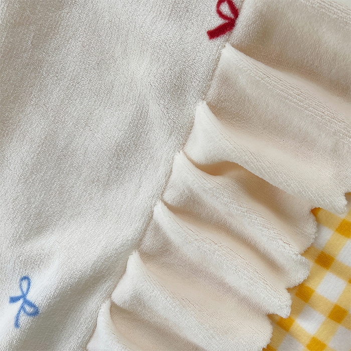 91家纺网 家纺一手货源 找家纺 炫拼家纺 2025新款亲肤舒适韩版高克重牛奶绒花边四件套-奶盐 奶盐-觅光里