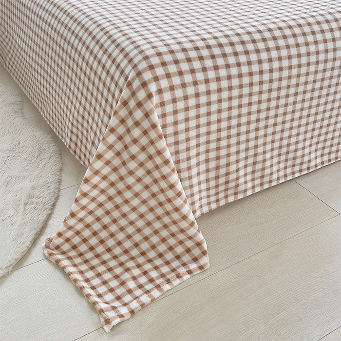 91家纺网 家纺一手货源 找家纺 炫拼家纺 2025新款亲肤舒适韩版高克重牛奶绒花边四件套-奶盐 奶盐-柚见