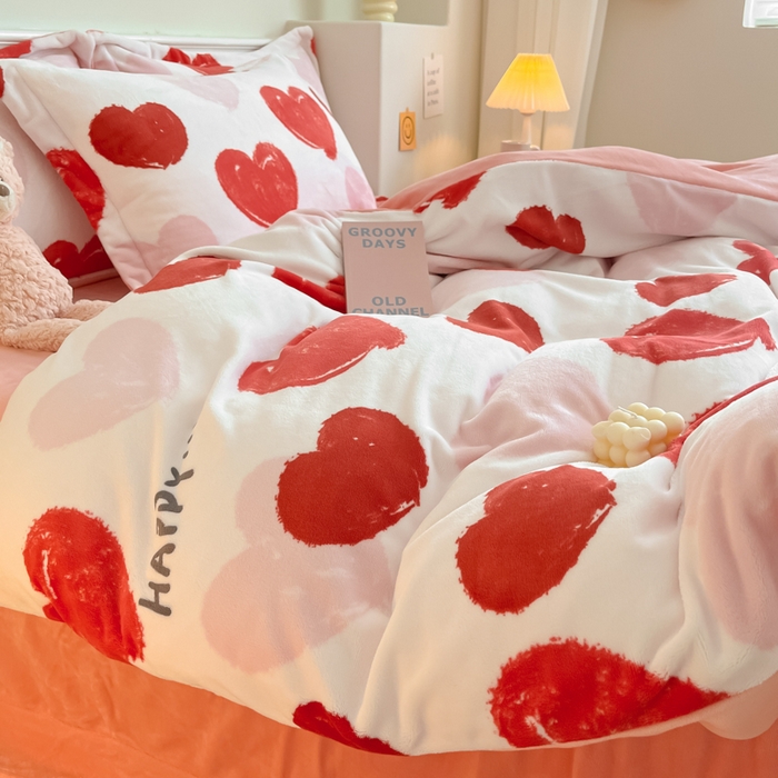 91家纺网 家纺一手货源 找家纺 金盛纺 2025新款高克重牛奶绒印花系列四件套(可定制) 海洋之心