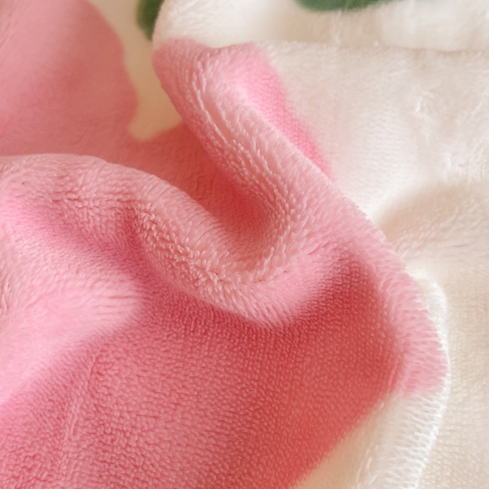 91家纺网 家纺一手货源 找家纺 金盛纺 2025新款高克重牛奶绒印花系列四件套(可定制) 粉红桃心