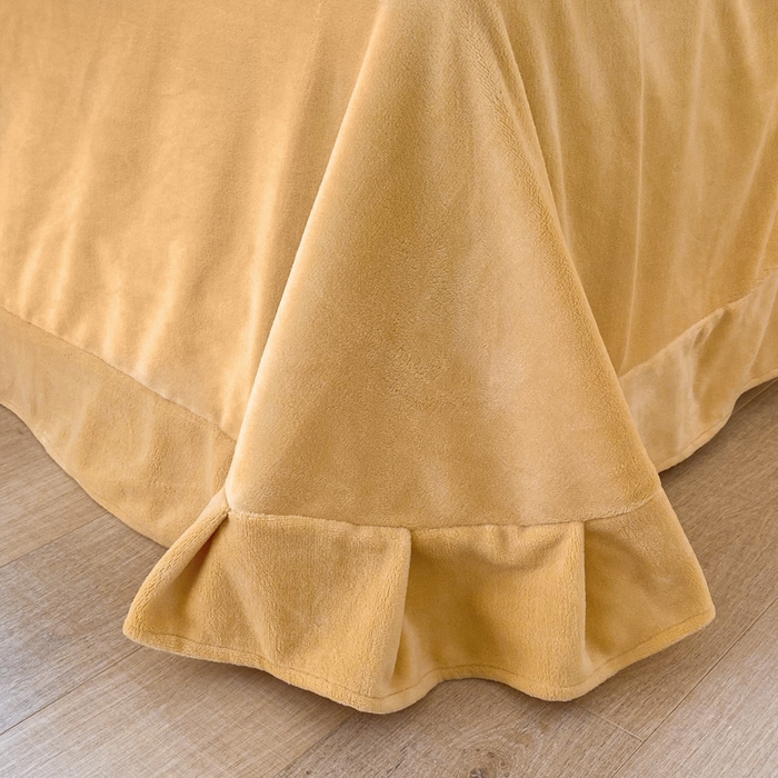 91家纺网 家纺一手货源 找家纺 金盛纺 2025新款高克重牛奶绒印花系列四件套(可定制) 梦幻星空（蓝）