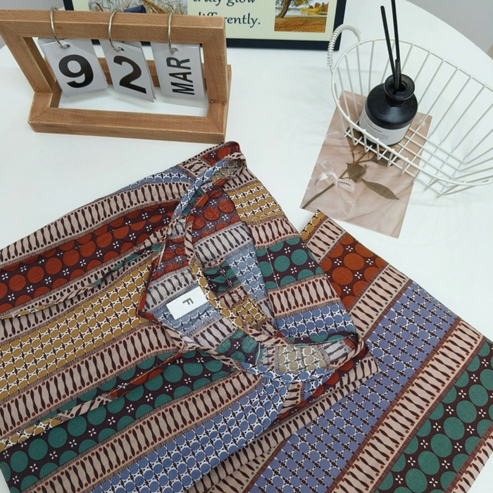 91家纺网 家纺一手货源 找家纺 妍景家居生活馆 2025新款亲肤舒适绵绸套装 复古条纹