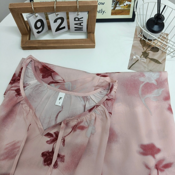 91家纺网 家纺一手货源 找家纺 妍景家居生活馆 2025新款亲肤舒适绵绸套装 干枯玫瑰