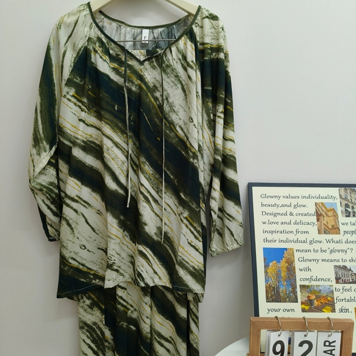 妍景家居生活馆 2025新款亲肤舒适绵绸套装 流沙