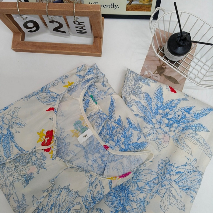 91家纺网 家纺一手货源 找家纺 妍景家居生活馆 2025新款亲肤舒适绵绸套装 青花瓷白