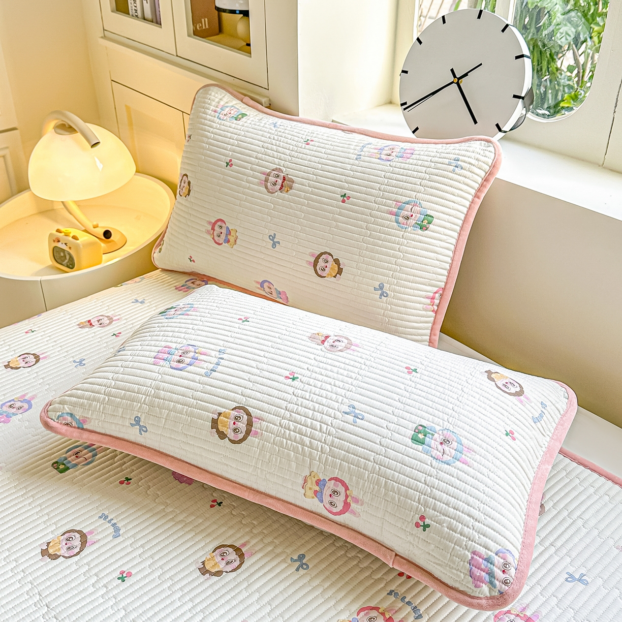 91家纺网 家纺一手货源 找家纺 橘夏家纺 2025新款A全棉B宝宝绒版双面多功能夹棉加厚床盖炕盖三件套学生婴儿床垫盖毯褥子四季通用（含买家秀） 布布表情包