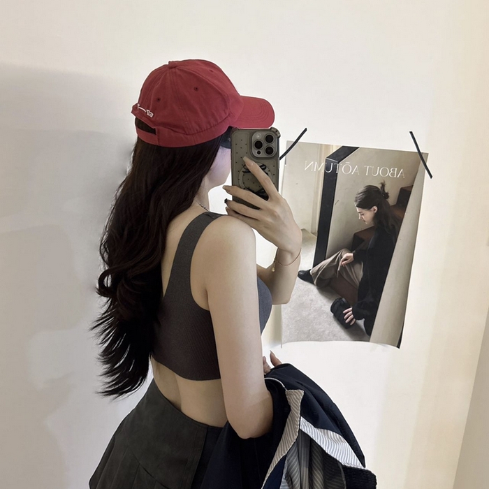 91家纺网 家纺一手货源 找家纺 妍景家居生活馆 2025新款亲肤舒适暖肌提拉软支撑背心 麻灰色