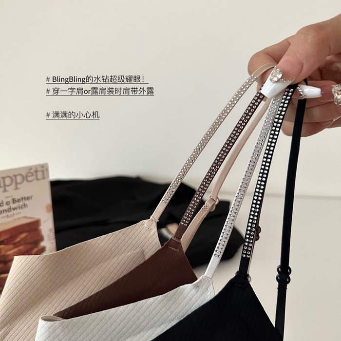 91家纺网 家纺一手货源 找家纺 （总）妍景家居生活馆 2025新款亲肤舒适钻石肩带美背