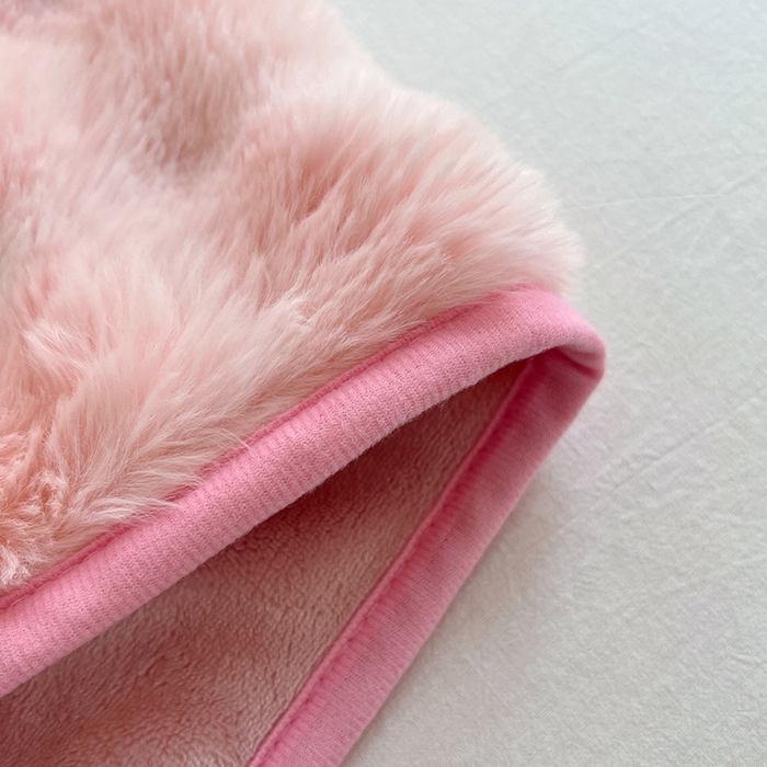 91家纺网 家纺一手货源 找家纺 梦舒羽 2025新款兔毛绒水晶绒床垫保护套牛奶绒床垫套单品床笠单件床笠 兔毛绒泡泡-梦幻樱粉