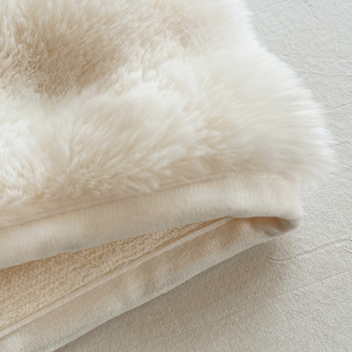 91家纺网 家纺一手货源 找家纺 梦舒羽 2025新款兔毛绒水晶绒床垫保护套牛奶绒床垫套单品床笠单件床笠 兔毛绒泡泡-晨曦白