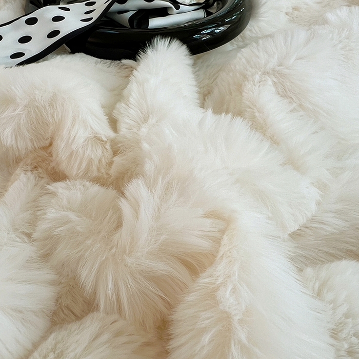 91家纺网 家纺一手货源 找家纺 梦舒羽 2025新款兔毛绒水晶绒床垫保护套牛奶绒床垫套单品床笠单件床笠 兔毛绒泡泡-晨曦白