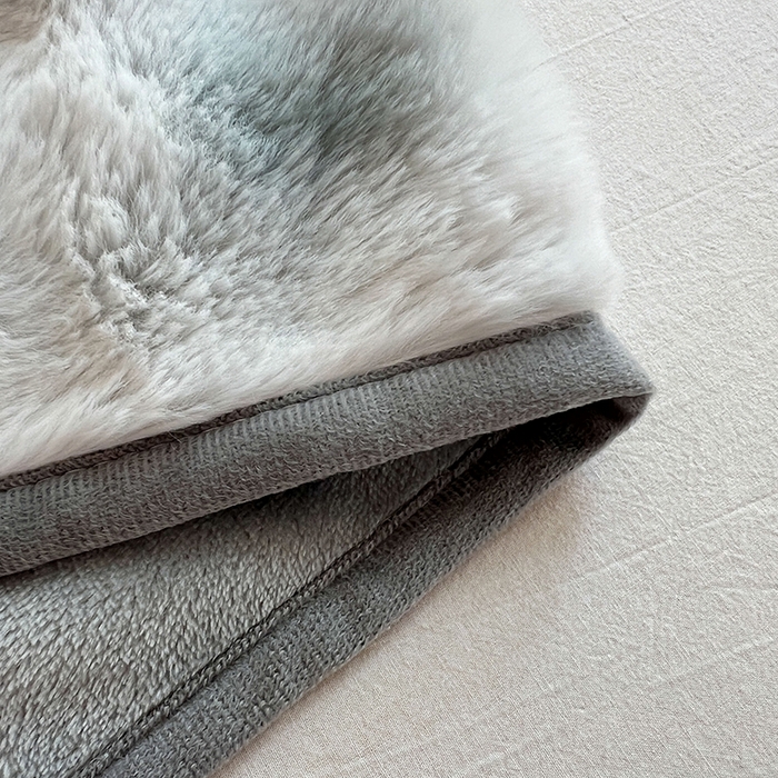 91家纺网 家纺一手货源 找家纺 梦舒羽 2025新款兔毛绒水晶绒床垫保护套牛奶绒床垫套单品床笠单件床笠 兔毛绒泡泡-梦幻浅灰