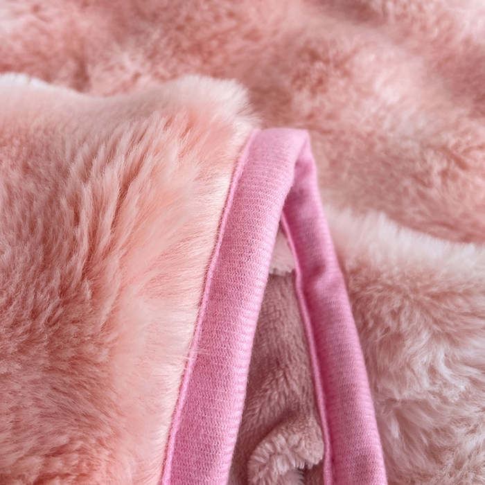 91家纺网 家纺一手货源 找家纺 梦舒羽 2025新款兔毛绒水晶绒床垫保护罩牛奶绒床垫床单罩单件床裙单品床裙 兔毛绒泡泡-梦幻樱粉