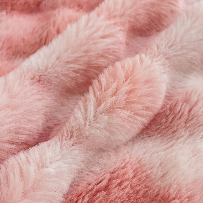 91家纺网 家纺一手货源 找家纺 梦舒羽 2025新款兔毛绒水晶绒床垫保护罩牛奶绒床垫床单罩单件床裙单品床裙 兔毛绒泡泡-梦幻樱粉