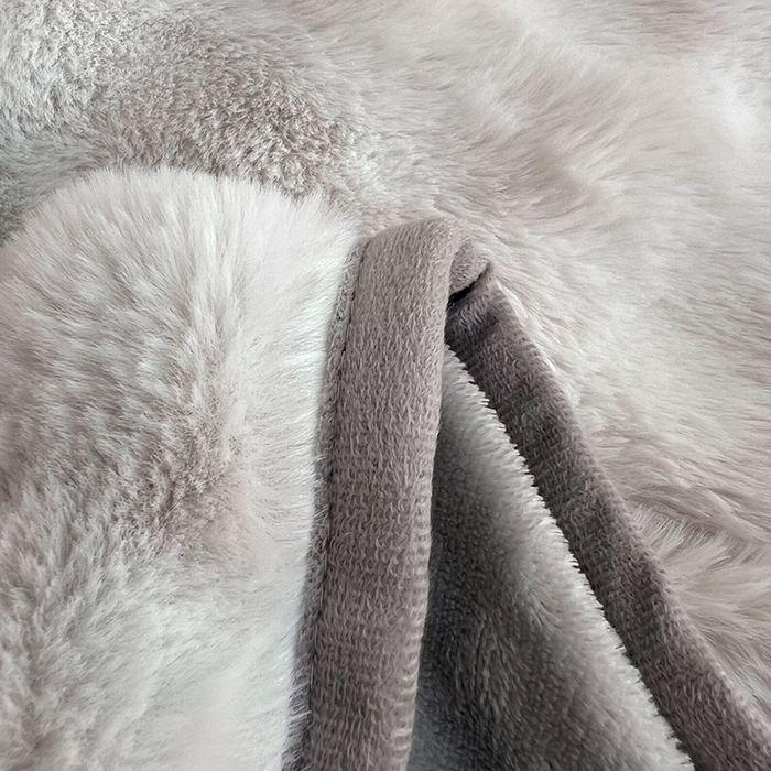 91家纺网 家纺一手货源 找家纺 梦舒羽 2025新款兔毛绒水晶绒床垫保护罩牛奶绒床垫床单罩单件床裙单品床裙 兔毛绒泡泡-梦幻浅灰