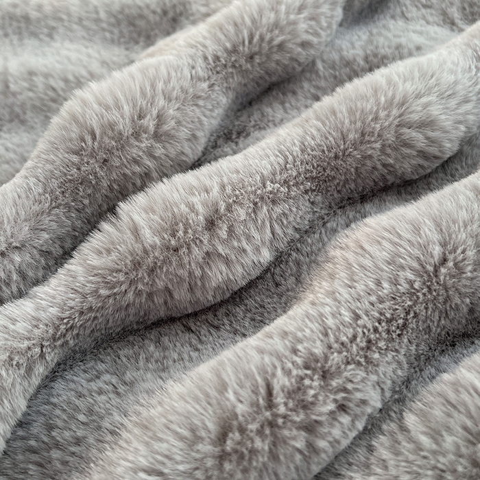 91家纺网 家纺一手货源 找家纺 梦舒羽 2025新款兔毛绒水晶绒床垫保护罩牛奶绒床垫床单罩单件床裙单品床裙 兔毛绒泡泡-烟雨灰