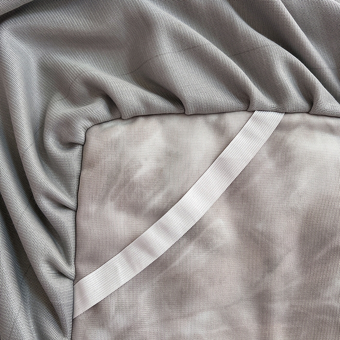 91家纺网 家纺一手货源 找家纺 梦舒羽 2025新款兔毛绒水晶绒床垫保护罩牛奶绒床垫床单罩单件床裙单品床裙 兔毛绒泡泡-梦幻浅灰