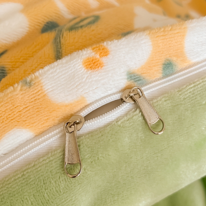 91家纺网 家纺一手货源 找家纺 金盛纺 2025新款高克重牛奶绒印花系列单被套(可定制) 丽人花都