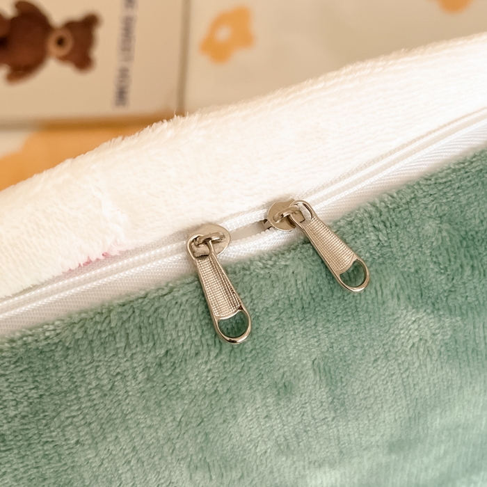 91家纺网 家纺一手货源 找家纺 金盛纺 2025新款高克重牛奶绒印花系列单被套(可定制) 萌萌哒