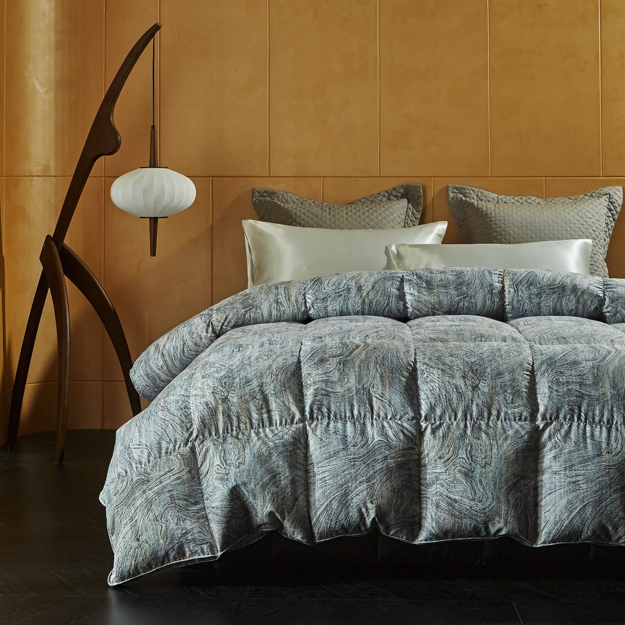 91家纺网 家纺一手货源 找家纺 暖羽屋羽绒馆 2025新款95白鹅绒被芯拉斐尔羽绒被子加厚冬被双人2米春秋被 婚庆鹅绒被 X 拉斐尔