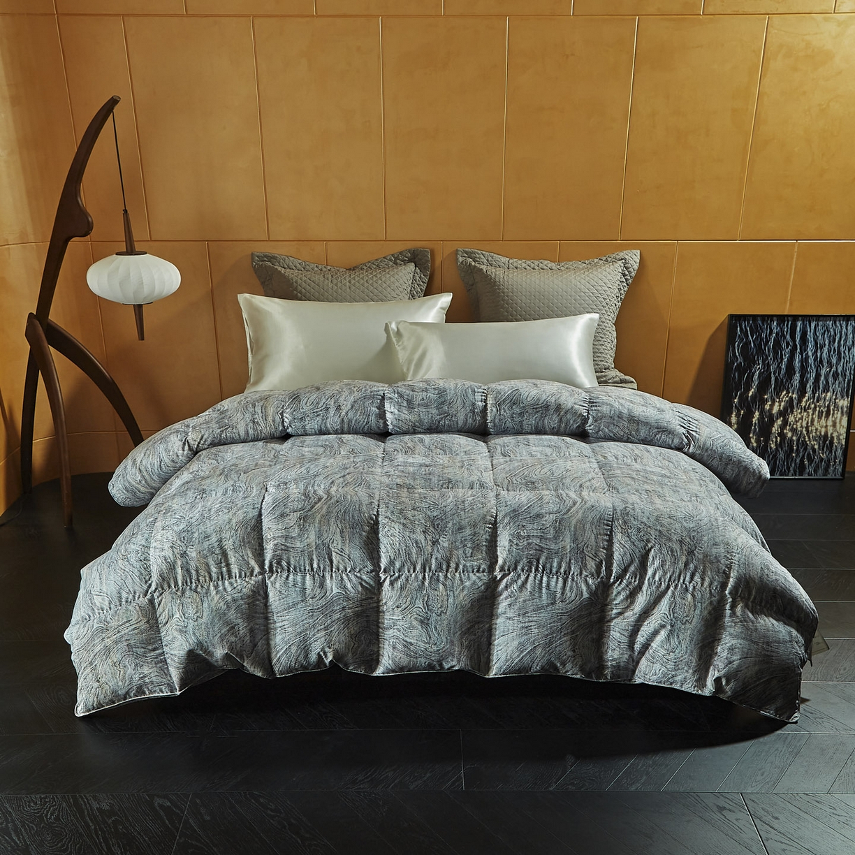 91家纺网 家纺一手货源 找家纺 暖羽屋羽绒馆 2025新款95白鹅绒被芯拉斐尔羽绒被子加厚冬被双人2米春秋被 婚庆鹅绒被 X 拉斐尔