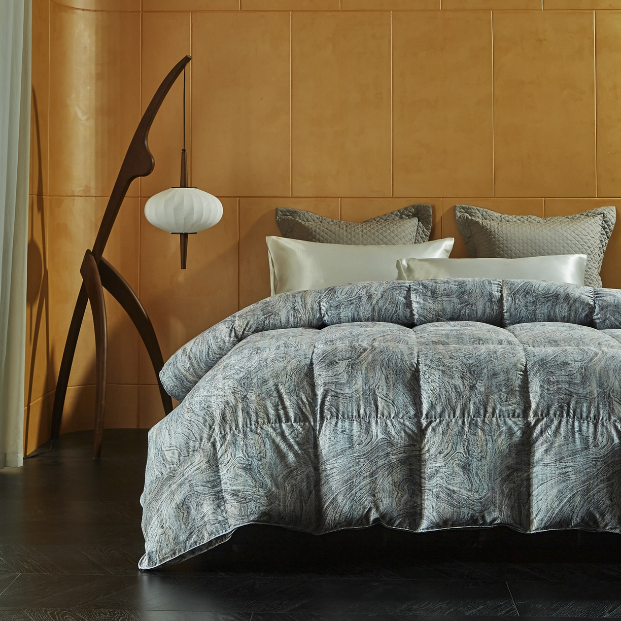 91家纺网 家纺一手货源 找家纺 暖羽屋羽绒馆 2025新款95白鹅绒被芯拉斐尔羽绒被子加厚冬被双人2米春秋被 婚庆鹅绒被 X 拉斐尔