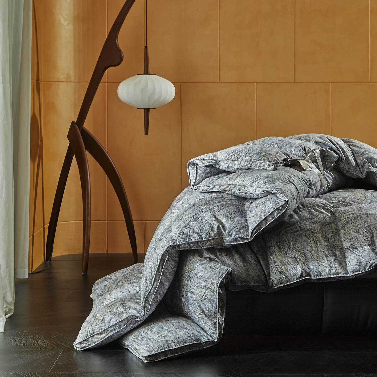 91家纺网 家纺一手货源 找家纺 暖羽屋羽绒馆 2025新款95白鹅绒被芯拉斐尔羽绒被子加厚冬被双人2米春秋被 婚庆鹅绒被 X 拉斐尔