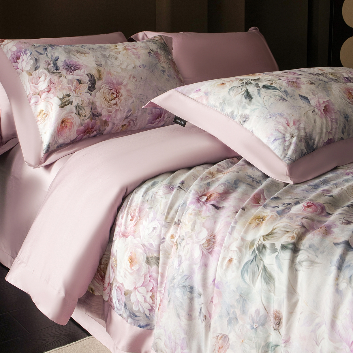 91家纺网 家纺一手货源 找家纺 （总）洺兰家居 2025新款100支全棉新疆棉单拼角工艺款四件套长绒棉贴边床单床笠床上用品套件专（控价标准275加大285床笠275）