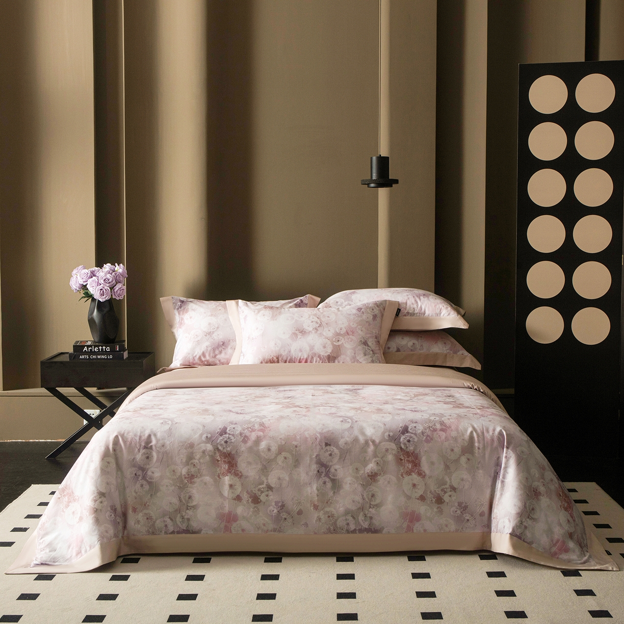 91家纺网 家纺一手货源 找家纺 （总）洺兰家居 2025新款100支全棉新疆棉单拼角工艺款四件套长绒棉贴边床单床笠床上用品套件专（控价标准275加大285床笠275）