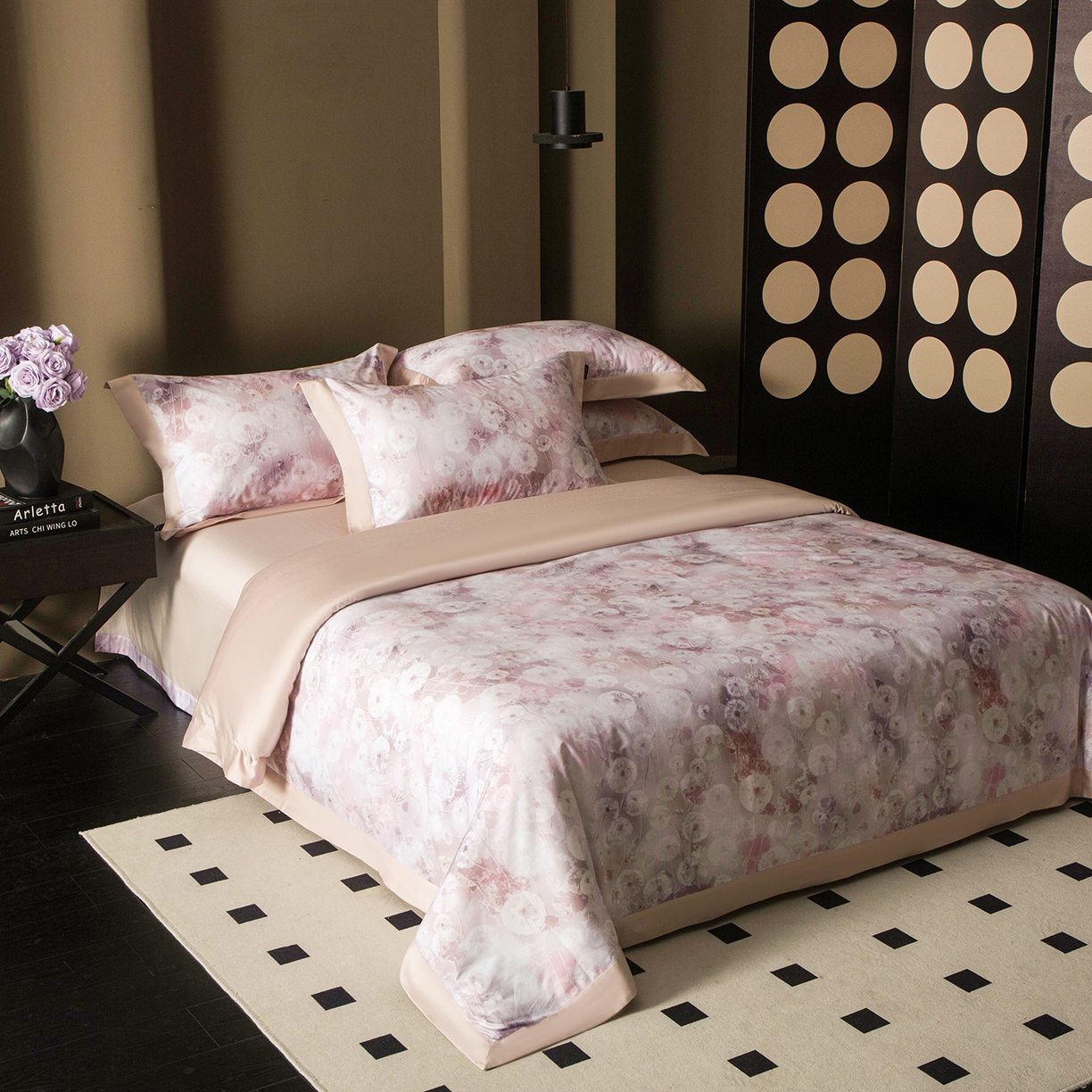 91家纺网 家纺一手货源 找家纺 （总）洺兰家居 2025新款100支全棉新疆棉单拼角工艺款四件套长绒棉贴边床单床笠床上用品套件专（控价标准275加大285床笠275）