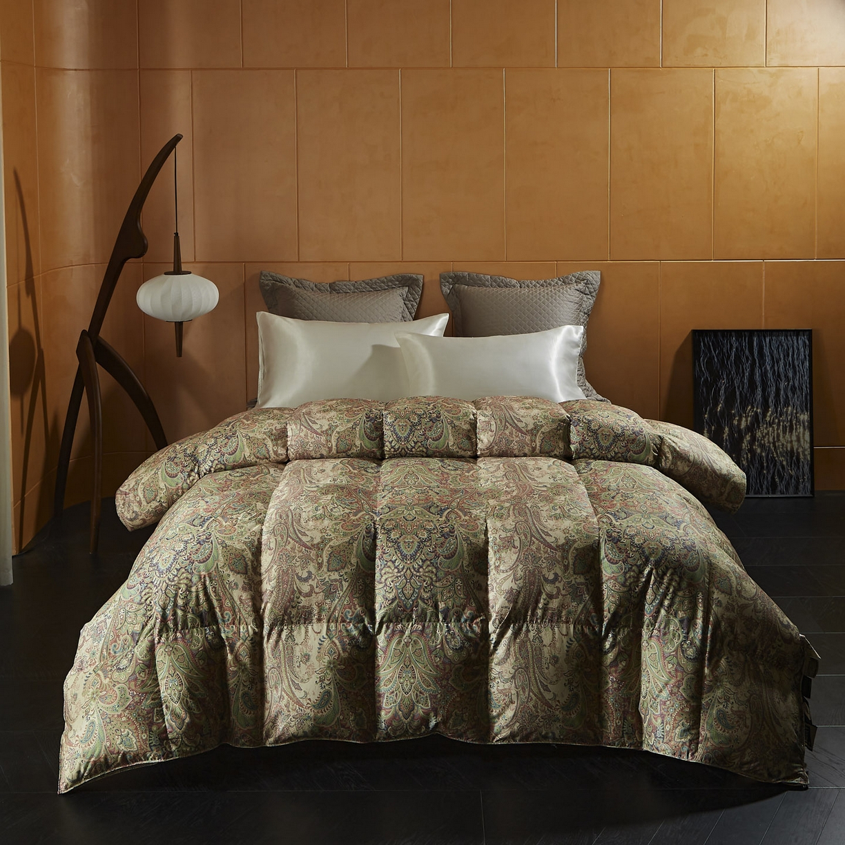 91家纺网 家纺一手货源 找家纺 暖羽屋羽绒馆 2025新款国标95鸭绒被子 风情春秋被 羽绒被 婚庆羽绒被芯 双人加厚冬被 H 佩丽丝