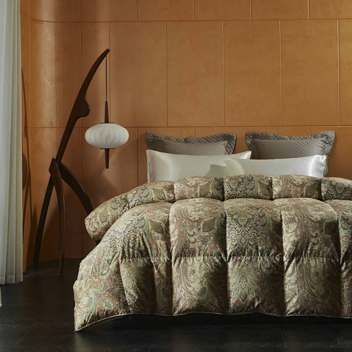 91家纺网 家纺一手货源 找家纺 暖羽屋羽绒馆 2025新款国标95鸭绒被子 风情春秋被 羽绒被 婚庆羽绒被芯 双人加厚冬被 H 佩丽丝