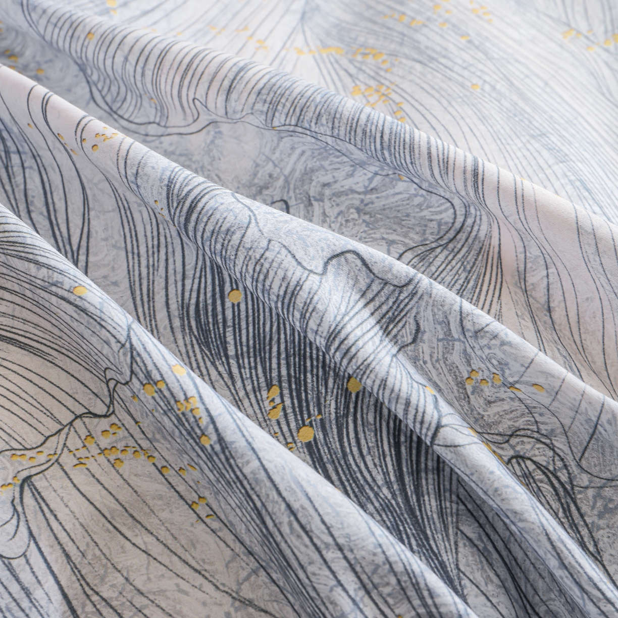 91家纺网 家纺一手货源 找家纺 洺兰家居 2025新款100支全棉新疆棉数码印花四件套长绒棉贴边床单床笠床上用品套件-专版（控价标准235加大255床笠245） 凯特琳