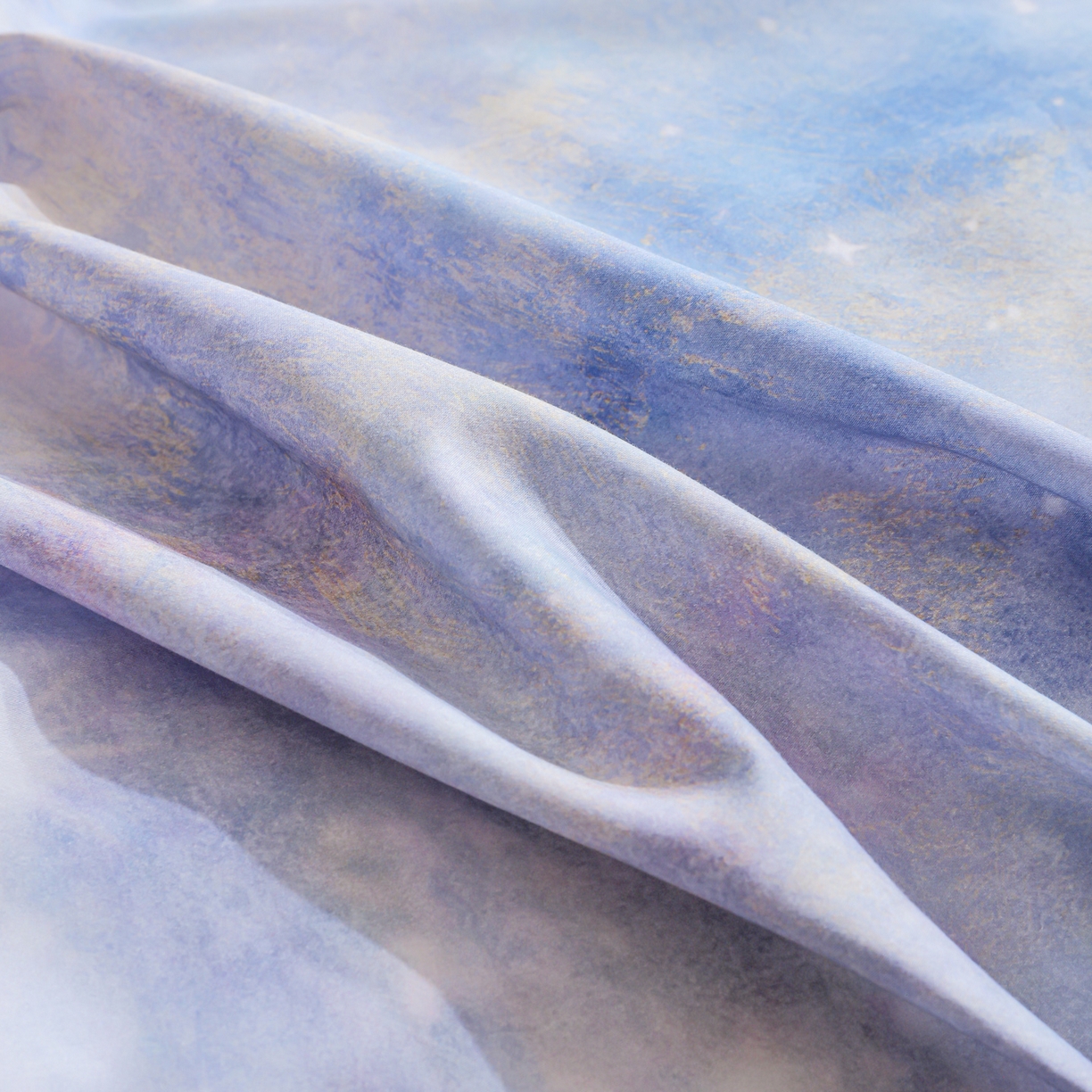 91家纺网 家纺一手货源 找家纺 洺兰家居 2025新款100支全棉新疆棉数码印花四件套长绒棉贴边床单床笠床上用品套件-专版（控价标准235加大255床笠245） 星辰大海