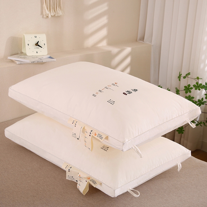 91家纺网 家纺一手货源 找家纺 （总）怡薇格枕芯 2025新款本色全棉原棉枕头枕芯