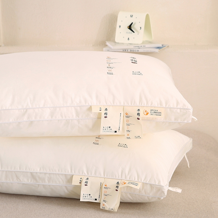 91家纺网 家纺一手货源 找家纺 （总）怡薇格枕芯 2025新款本色全棉原棉枕头枕芯