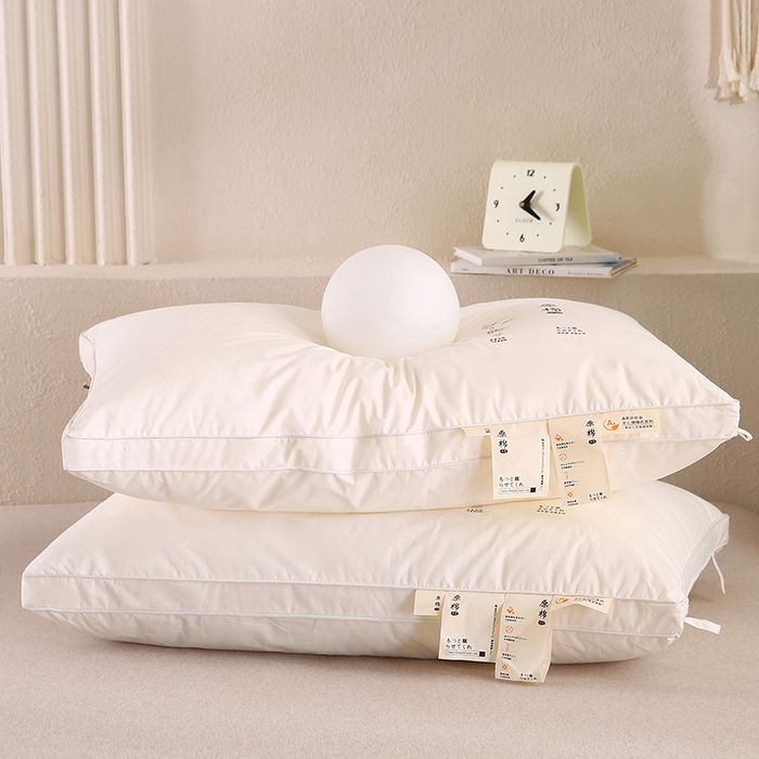 91家纺网 家纺一手货源 找家纺 （总）怡薇格枕芯 2025新款草本黄荆子决明子棉麻亲子护颈枕头