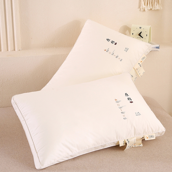 91家纺网 家纺一手货源 找家纺 （总）怡薇格枕芯 2025新款本色全棉原棉枕头枕芯