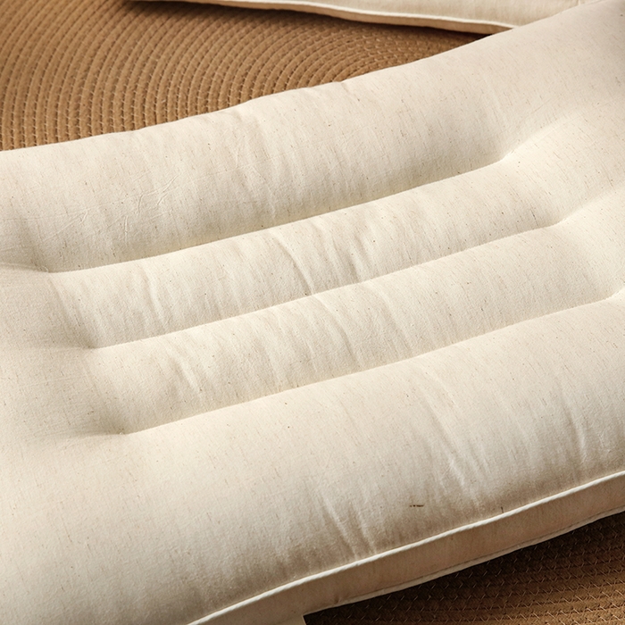 91家纺网 家纺一手货源 找家纺 （总）怡薇格枕芯 2025新款草本黄荆子决明子棉麻亲子护颈枕头