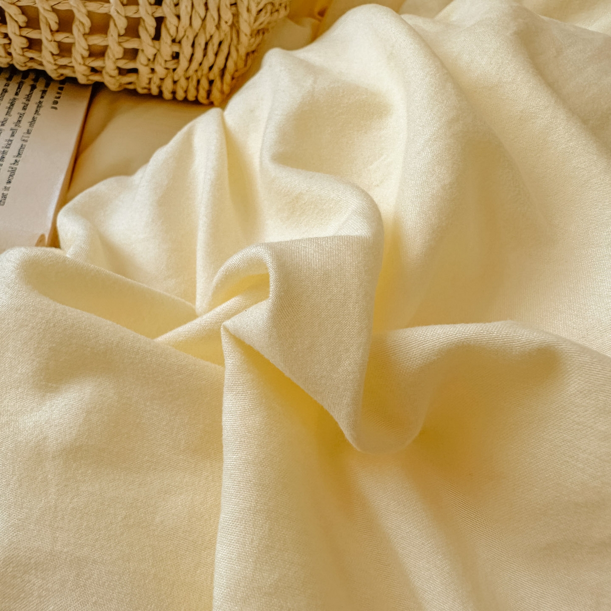 91家纺网 家纺一手货源 找家纺 冕悠家纺 2025新款A类七彩贝壳边水洗棉四件套 七彩-芝士