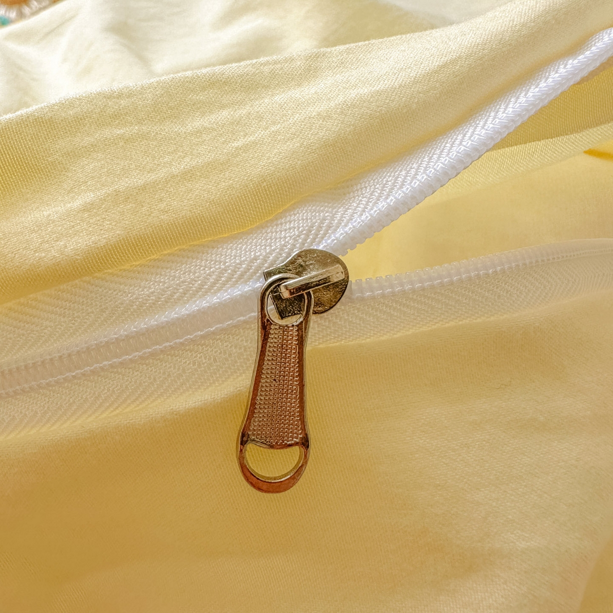 91家纺网 家纺一手货源 找家纺 冕悠家纺 2025新款A类七彩贝壳边水洗棉四件套 七彩-芝士奶白