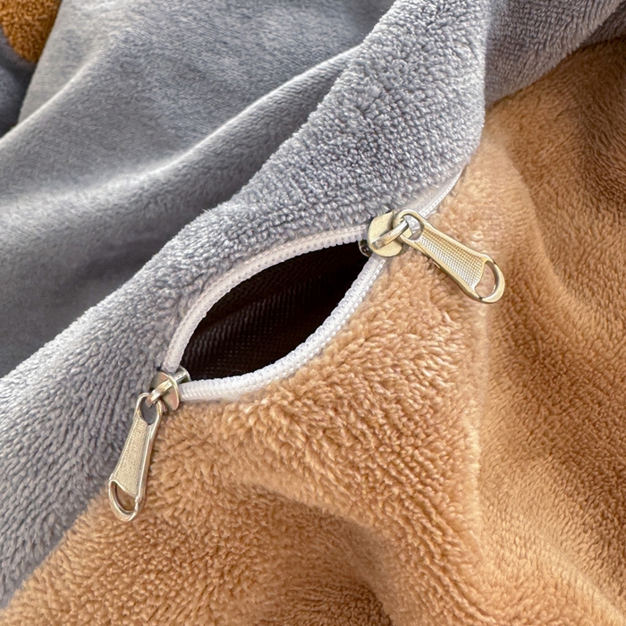 91家纺网 家纺一手货源 找家纺 懒猫家纺 2025新款牛奶绒毛巾绣四件套 旅行小熊