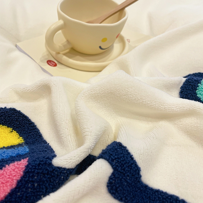 91家纺网 家纺一手货源 找家纺 懒猫家纺 2025新款牛奶绒毛巾绣四件套 萌宠