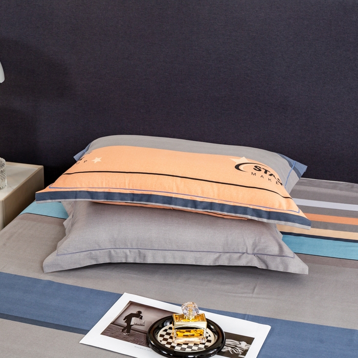 91家纺网 家纺一手货源 找家纺 威布斯家居 2025年9月更新全棉磨毛四件套 C全明星-灰